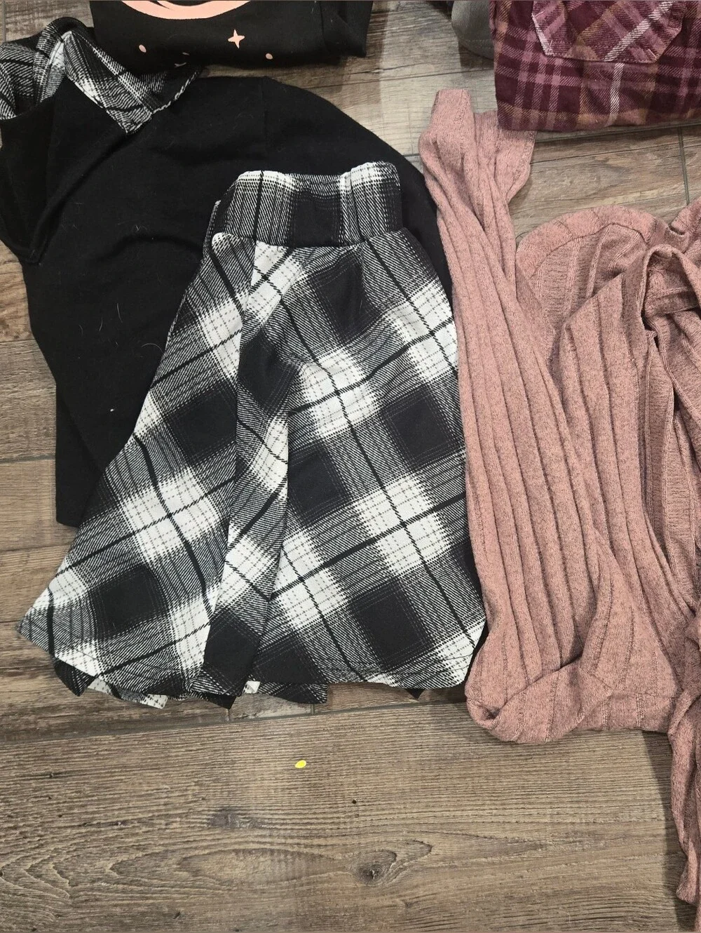 7, 8, 7/8 Mixed Girl's Clothing Bundle Sweatpants Flannel 2 Piece Outfits Jacket